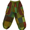 Pantalon Patchwork Kodokal Ton Vert