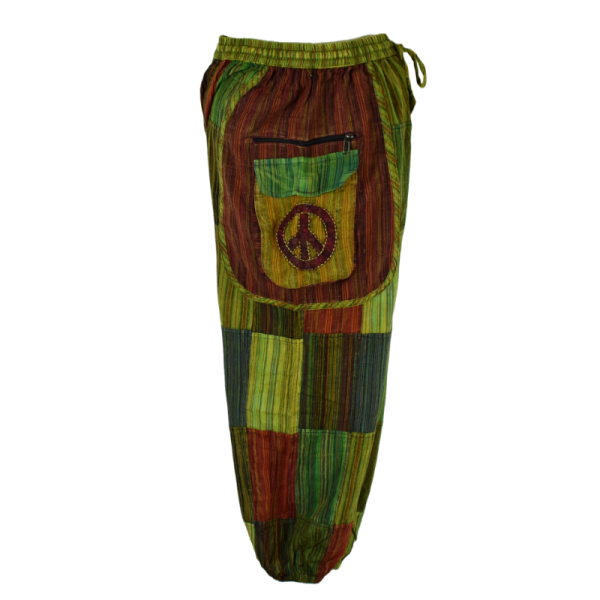 Pantalon Patchwork Kodokal Ton Vert