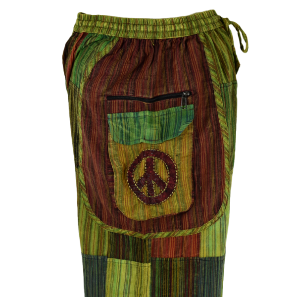 Pantalon Patchwork Kodokal Ton Vert