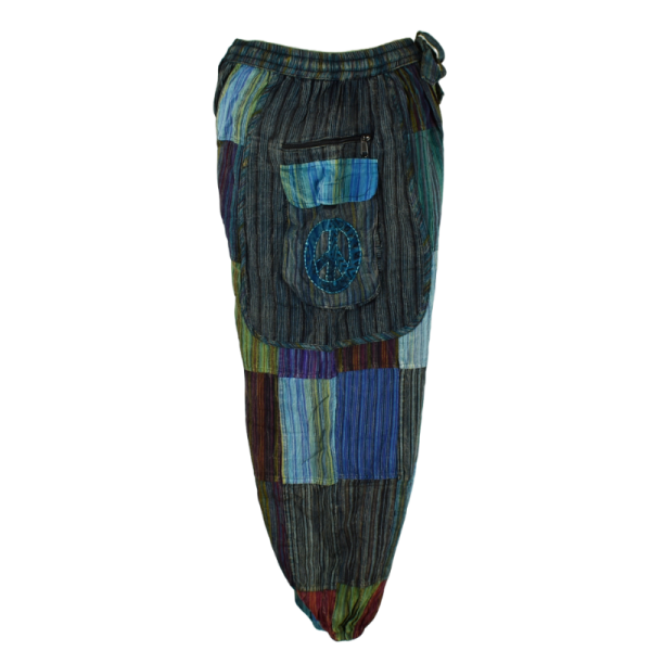 Pantalon Patchwork Kodokal Ton Bleu