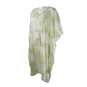 Caftan Mi-Long Dokal en Voile de Coton