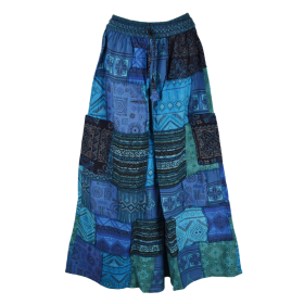 Pantalon Patch Bleu Tawada Coupe Large