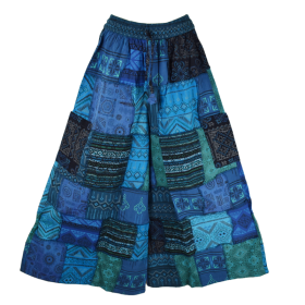 Pantalon Patch Bleu Tawada Coupe Large