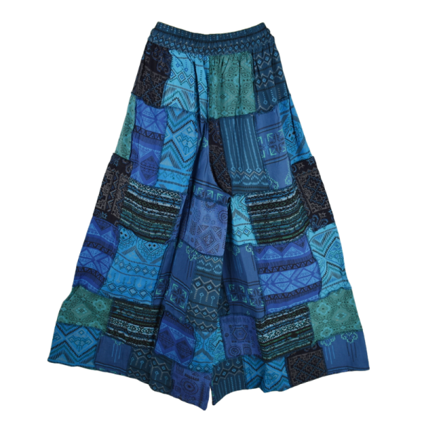 Pantalon Patch Bleu Tawada Coupe Large