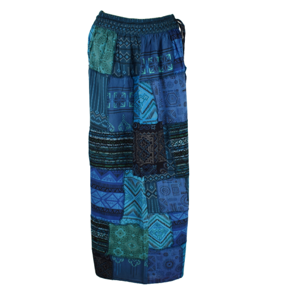 Pantalon Patch Bleu Tawada Coupe Large