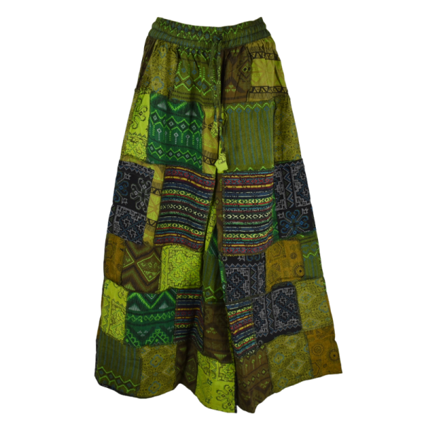 Pantalon Patch Vert Tawada Coupe Large