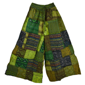 Pantalon Patch Vert Tawada Coupe Large