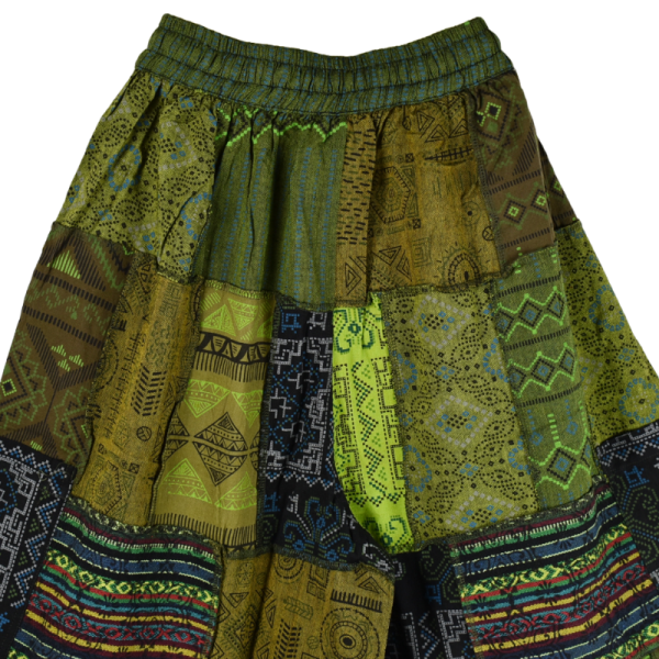 Pantalon Patch Vert Tawada Coupe Large