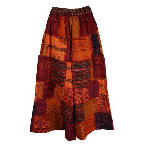 Pantalon Ample Patchwork Tawada