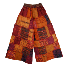 Pantalon Ample Patchwork Tawada