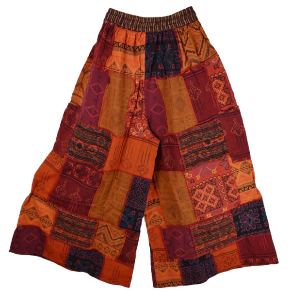 Pantalon Ample Patchwork Tawada