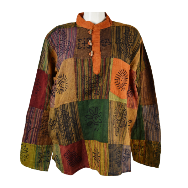 Chemise Homme Katouli Col Orange