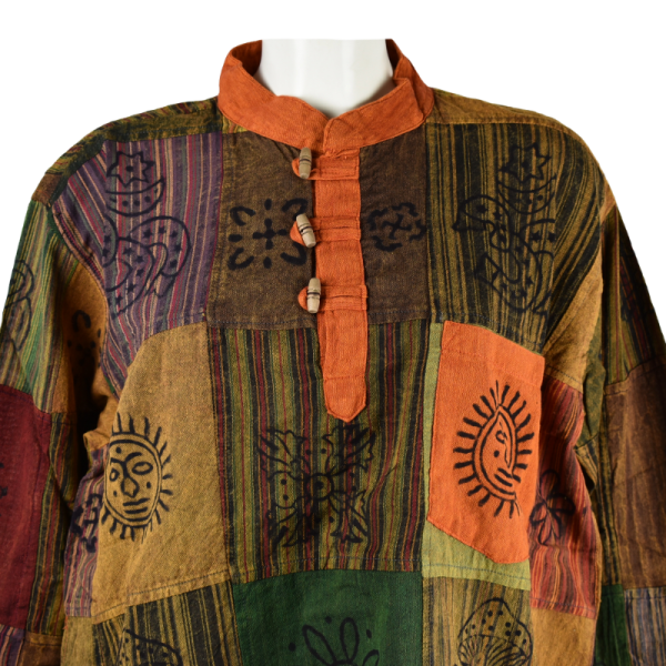Chemise Homme Katouli Col Orange
