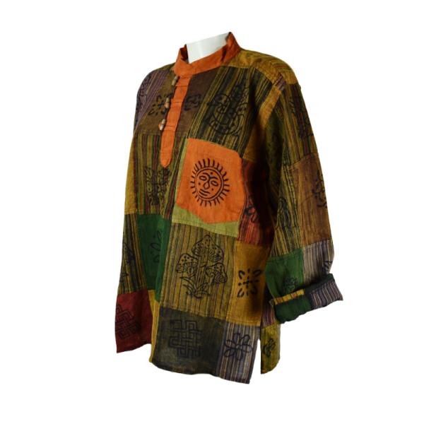 Chemise Homme Katouli Col Orange