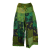 Pantalon Large Patchwork Vert jersey Sona