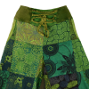 Pantalon Large Patchwork Vert jersey Sona