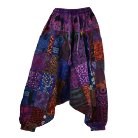 Sarouel Bhanja Patchwork Jersey Violet