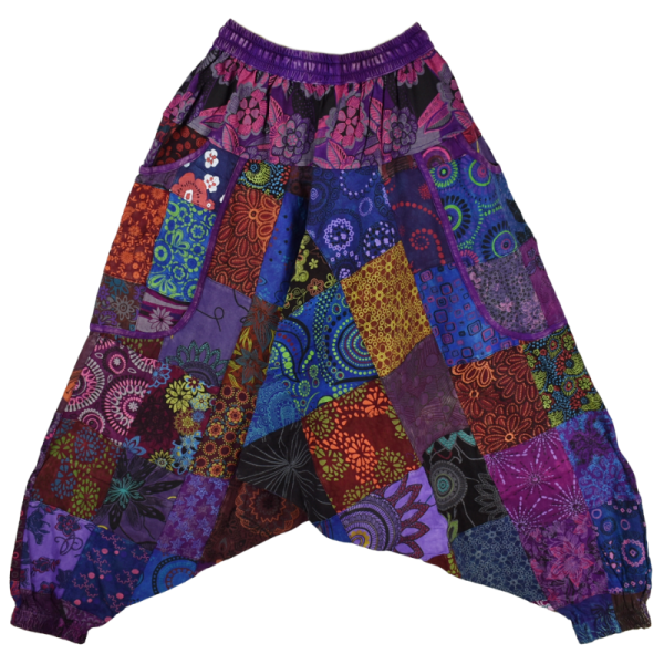 Sarouel Bhanja Patchwork Jersey Violet