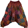 Sarouel Bhanja Patchwork Jersey Bordeaux