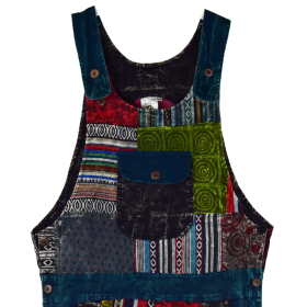 Salopette Patch Sadar Bleu Pétrole