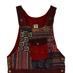 Salopette Patch Sadar Bordeaux