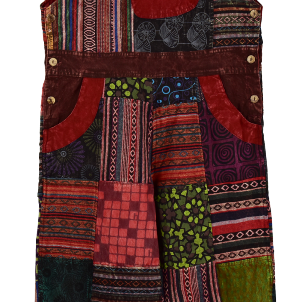 Salopette Patch Sadar Bordeaux
