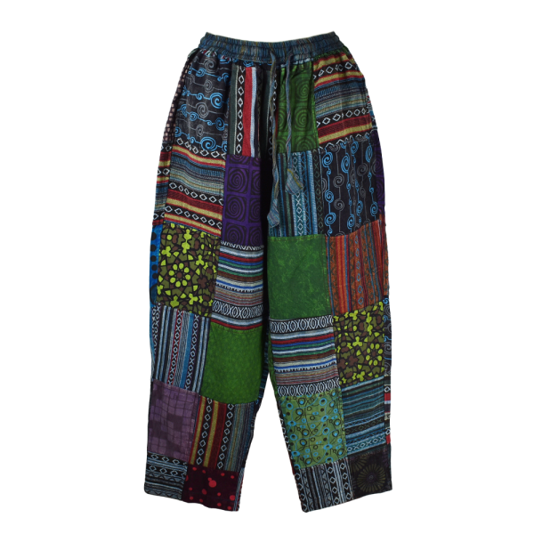 Pantalon Patch Puranta Ton Bleu