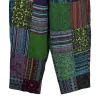 Pantalon Coton Épais Patchwork « Puranta » Ton Bleu