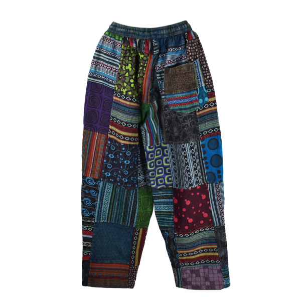 Pantalon Patch Puranta Ton Bleu