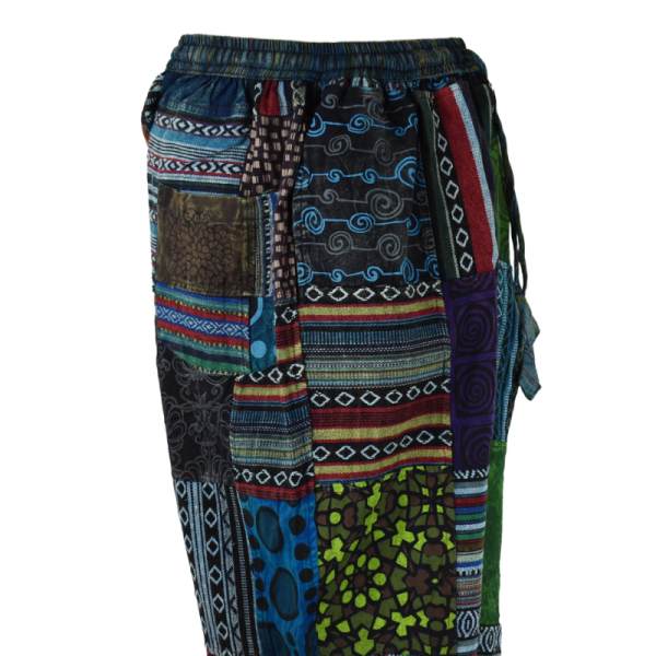Pantalon Patch Puranta Ton Bleu
