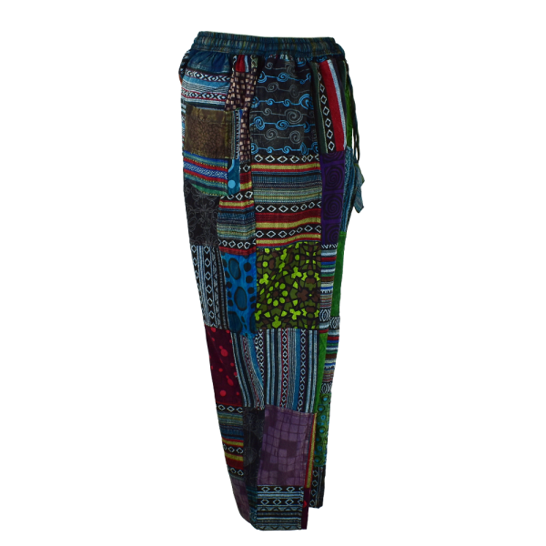 Pantalon Patch Puranta Ton Bleu