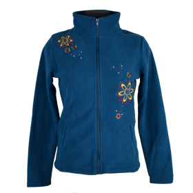 Sweat Polaire Brodé Murki Bleu