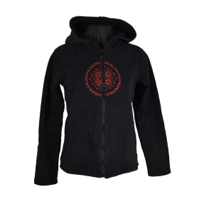 Sweat Capuche Polaire Brodé Balud Noir