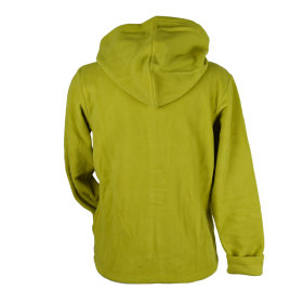 Sweat Capuche Polaire Brodé Balud Anis