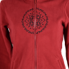 Sweat Capuche Polaire Brodé Balud Bordeaux