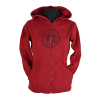 Sweat Capuche Polaire Brodé Balud Bordeaux