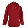 Sweat Capuche Polaire Brodé Balud Bordeaux