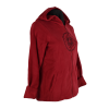 Sweat Capuche Polaire Brodé Balud Bordeaux
