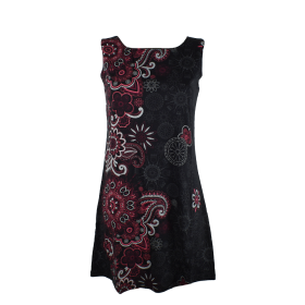 Robe Courte jersey Irapa Bordeaux