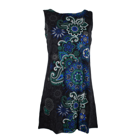 Robe Courte jersey Irapa Bleu