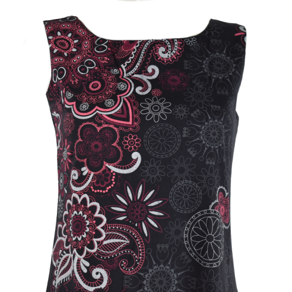 Robe Courte jersey Irapa Bordeaux