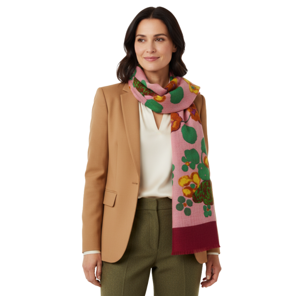 Foulard Gatam Laine Fine Floral