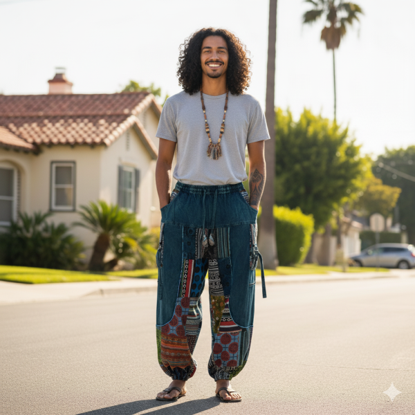 Pantalon Large Patch Cherpal