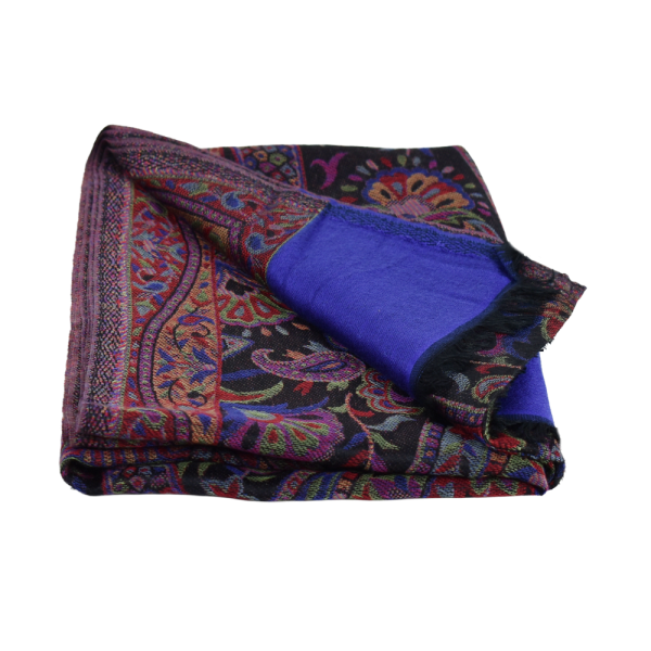 Écharpe Soie et Modal Motif Cachemire