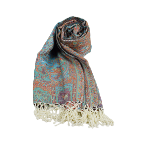 Écharpe Bispur Tramage Cachemire