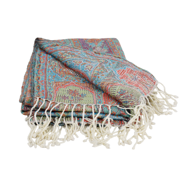 Écharpe Bispur Tramage Cachemire