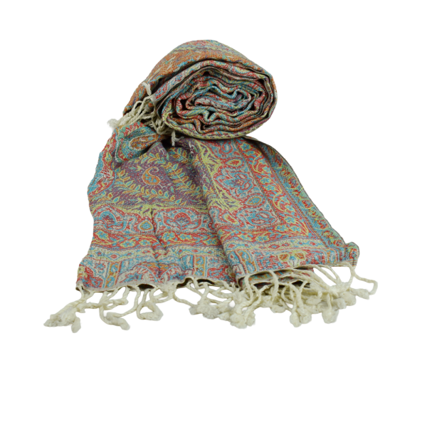 Écharpe Bispur Tramage Cachemire