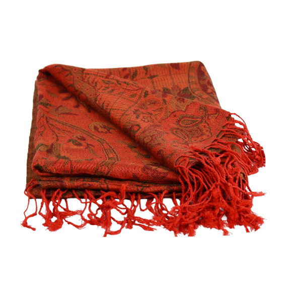 Écharpe Soie Nadenar Tramé Cachemire