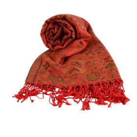 Écharpe Soie Nadenar Tramé Cachemire