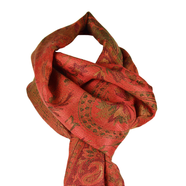 Écharpe Soie Nadenar Tramé Cachemire